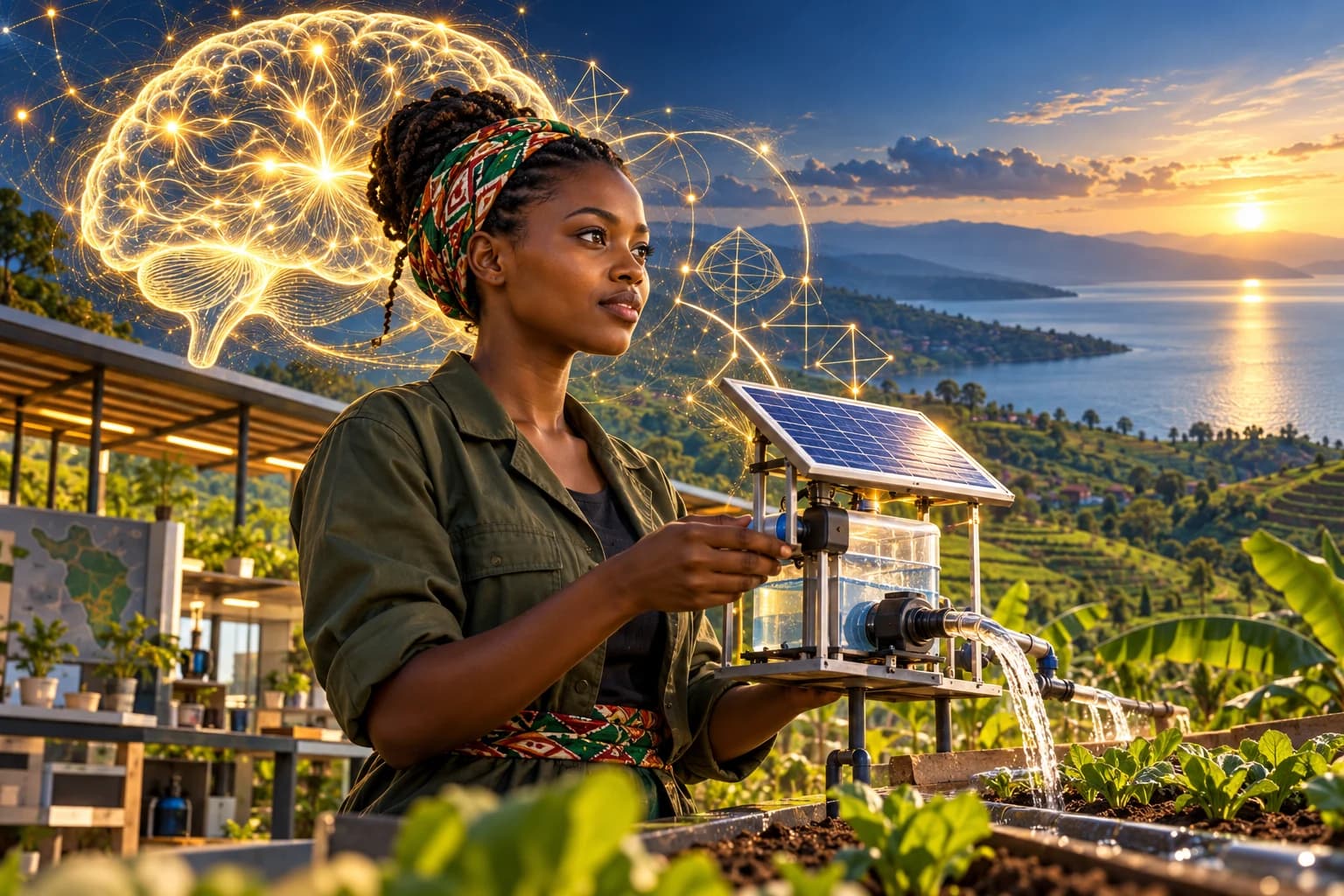 Ubwenge: human intelligence, a luminous brain and a solar invention in Burundi